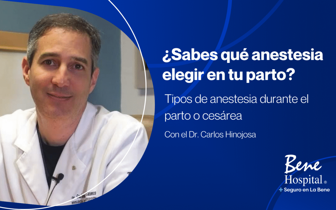 Tipos de anestesia utilizadas durante el parto y sus diferencias
